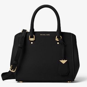 Michael Kors Benning Leather Satchel